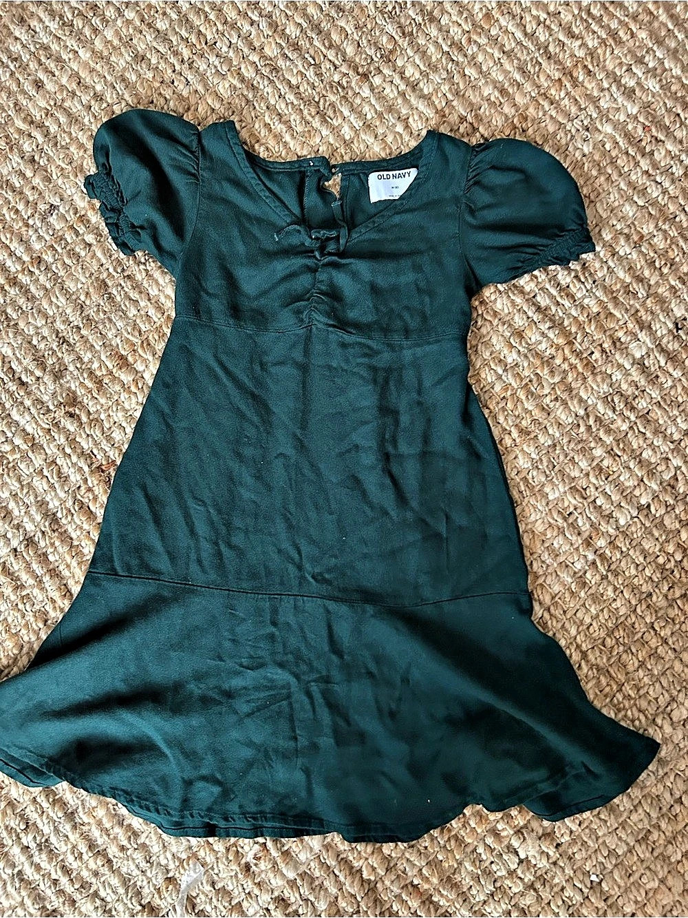 Old Navy Girls Green Casual Dress